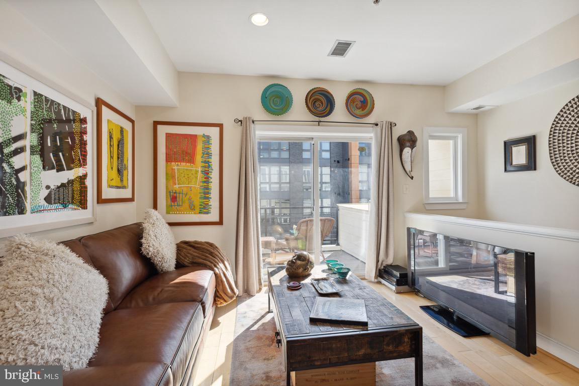 223 R Street Northeast, Unit B Washington, DC 20002 - Photo 17 of 48 Family Room - Sliding Doors to Balcony #1