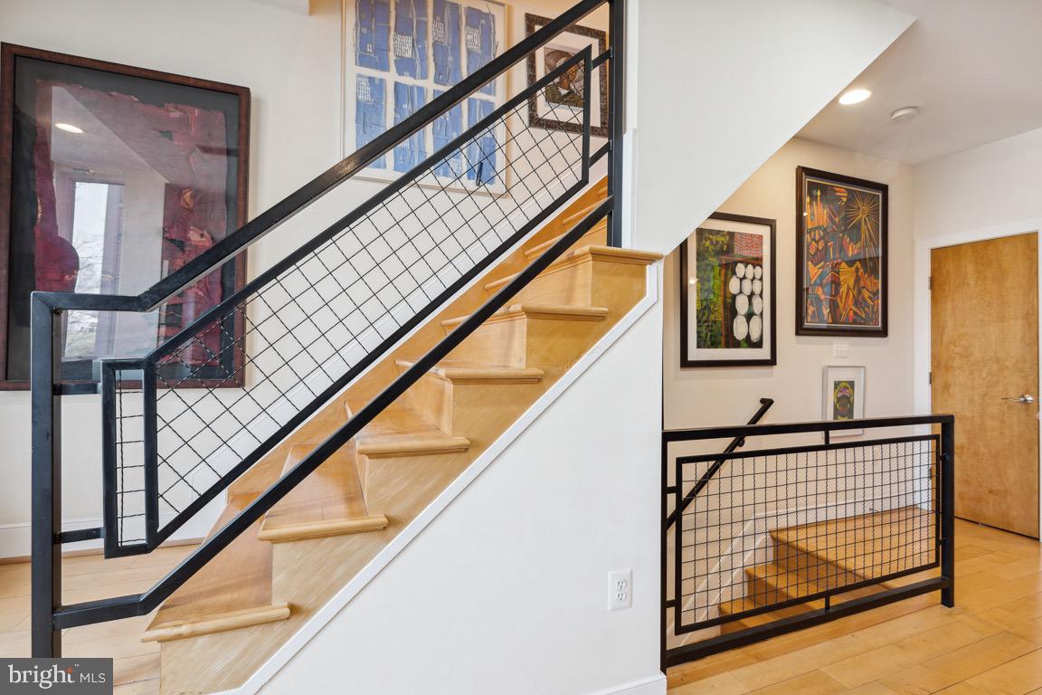 223 R Street Northeast, Unit B Washington, DC 20002 - Photo 19 of 48 View of Modern Staircase