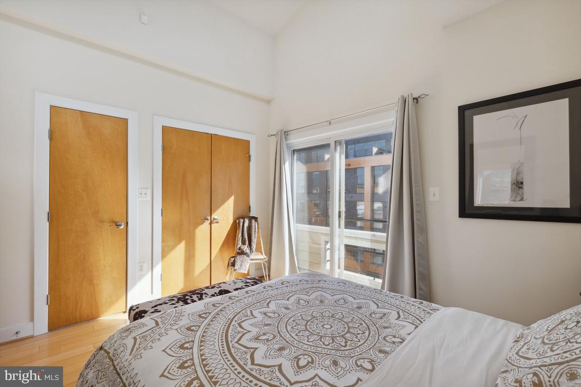 223 R Street Northeast, Unit B Washington, DC 20002 - Photo 26 of 48 Bedroom #2 - Sliding Doors to Balcony #2
