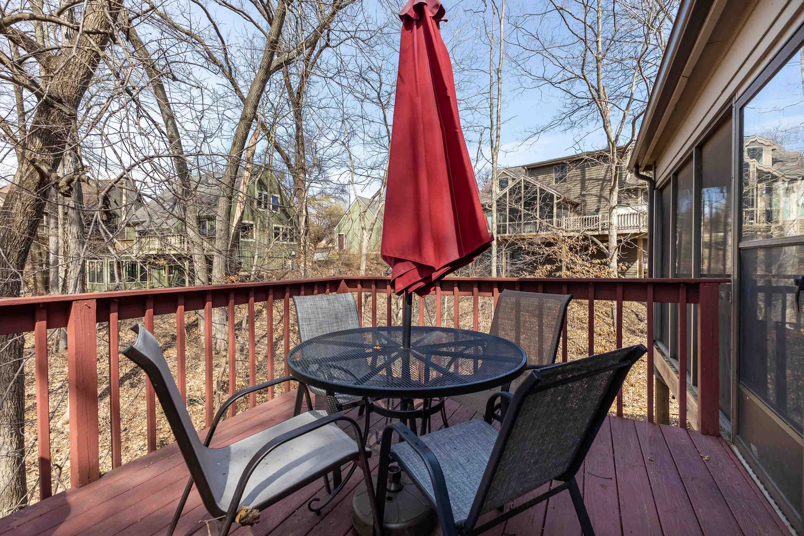 7 Colony Lane Galena, IL 61036 - Photo 33 of 36 a view of a balcony with furniture