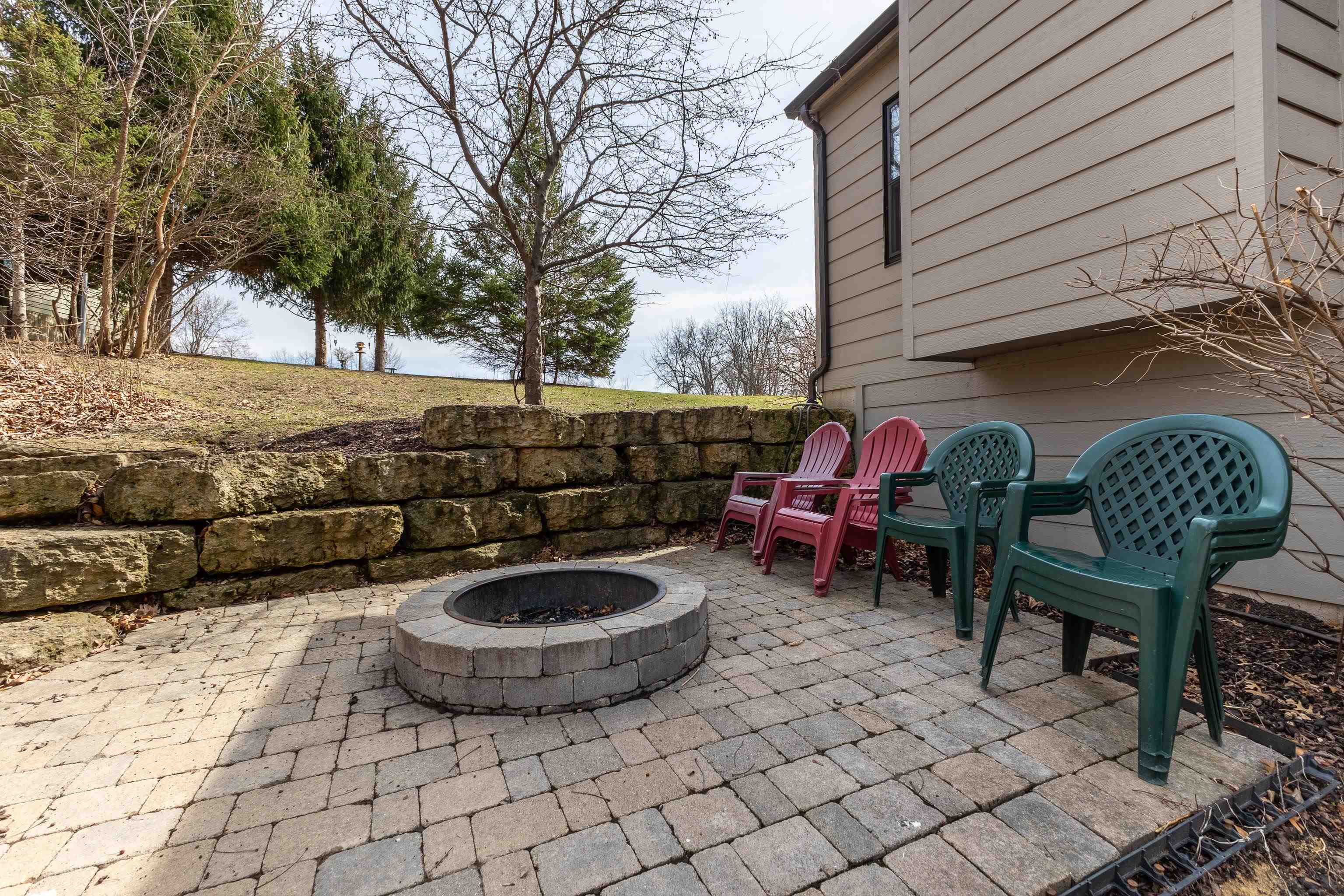 7 Colony Lane Galena, IL 61036 - Photo 35 of 36 a view of outdoor space patio and fire pit