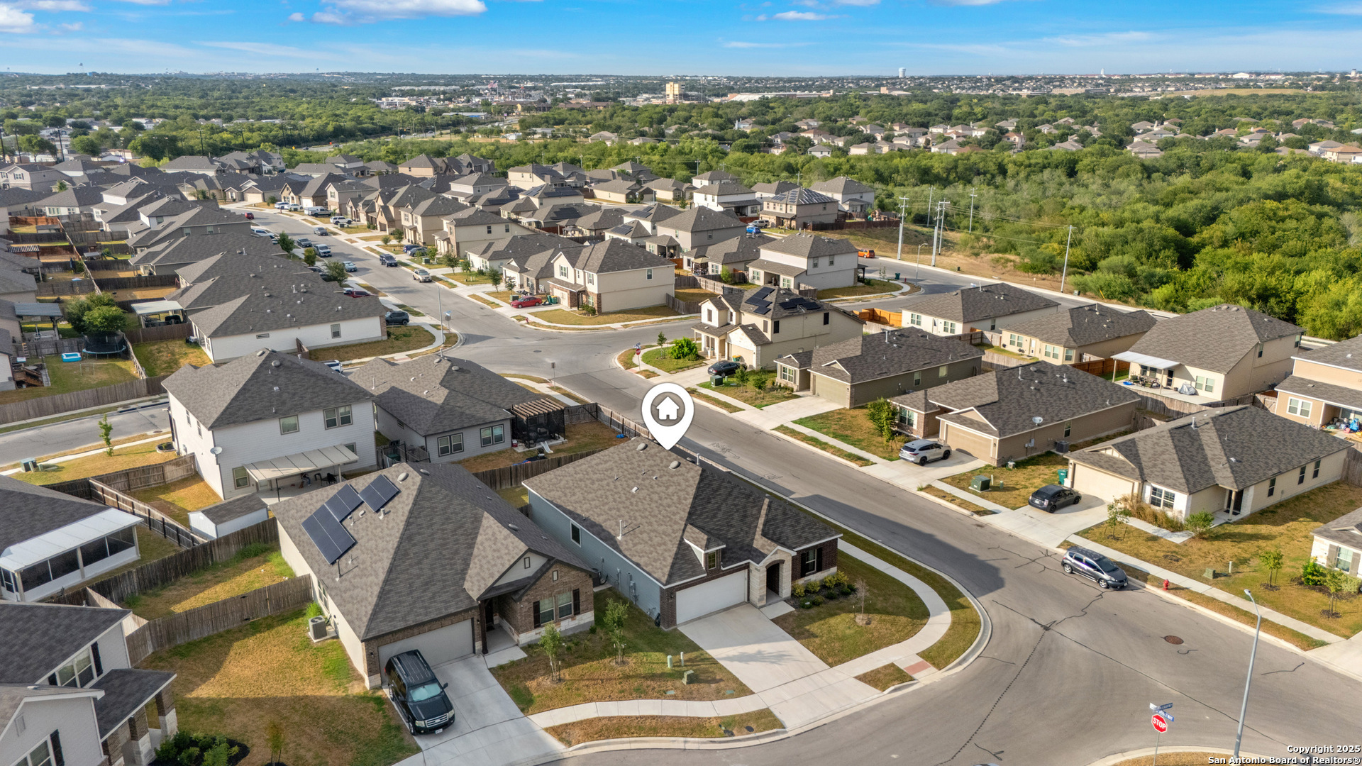 6847 Alaskan Wy. Converse, TX 78109 - Photo 29 of 32 an aerial view of a residential houses with city view
