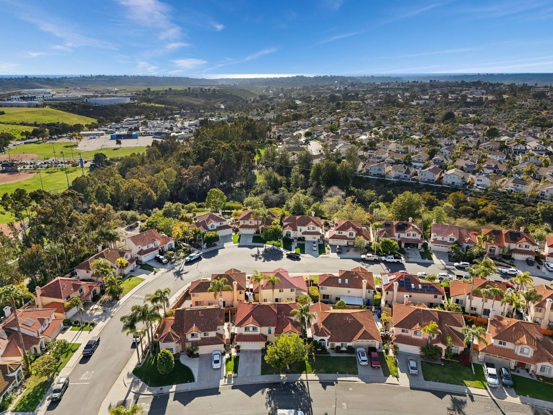 403 Calle Corazon Oceanside, CA 92057 - Photo 38 of 40 an aerial view of residential houses with outdoor space