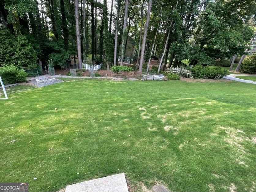 1502 Eryn Circle Suwanee, GA 30024 - Photo 54 of 57 a backyard of a house with lots of green space