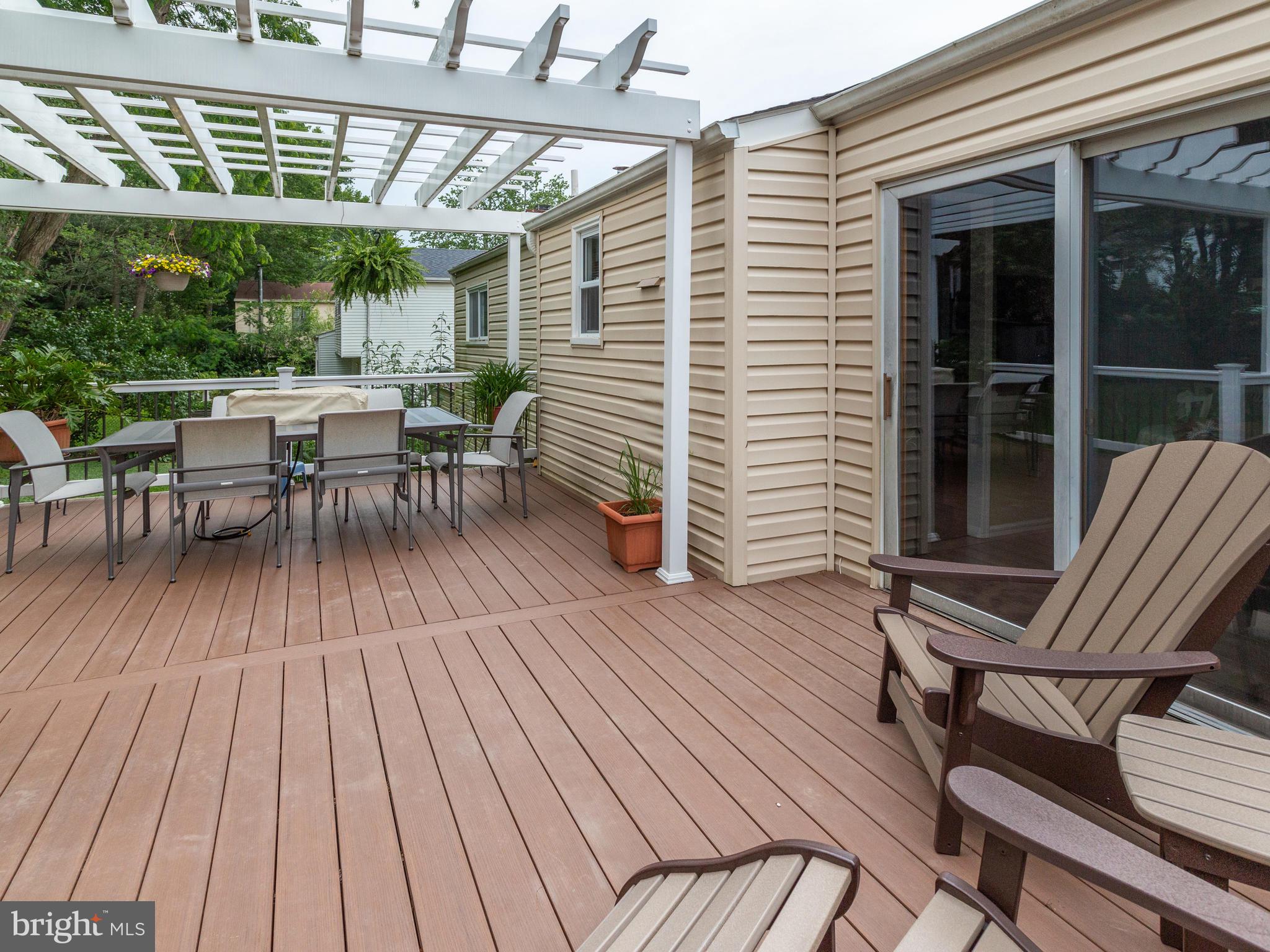 6402 Darwin Road Laurel, MD 20707 - Photo 41 of 44 Low maintenance Deck and Pergola completed 2017