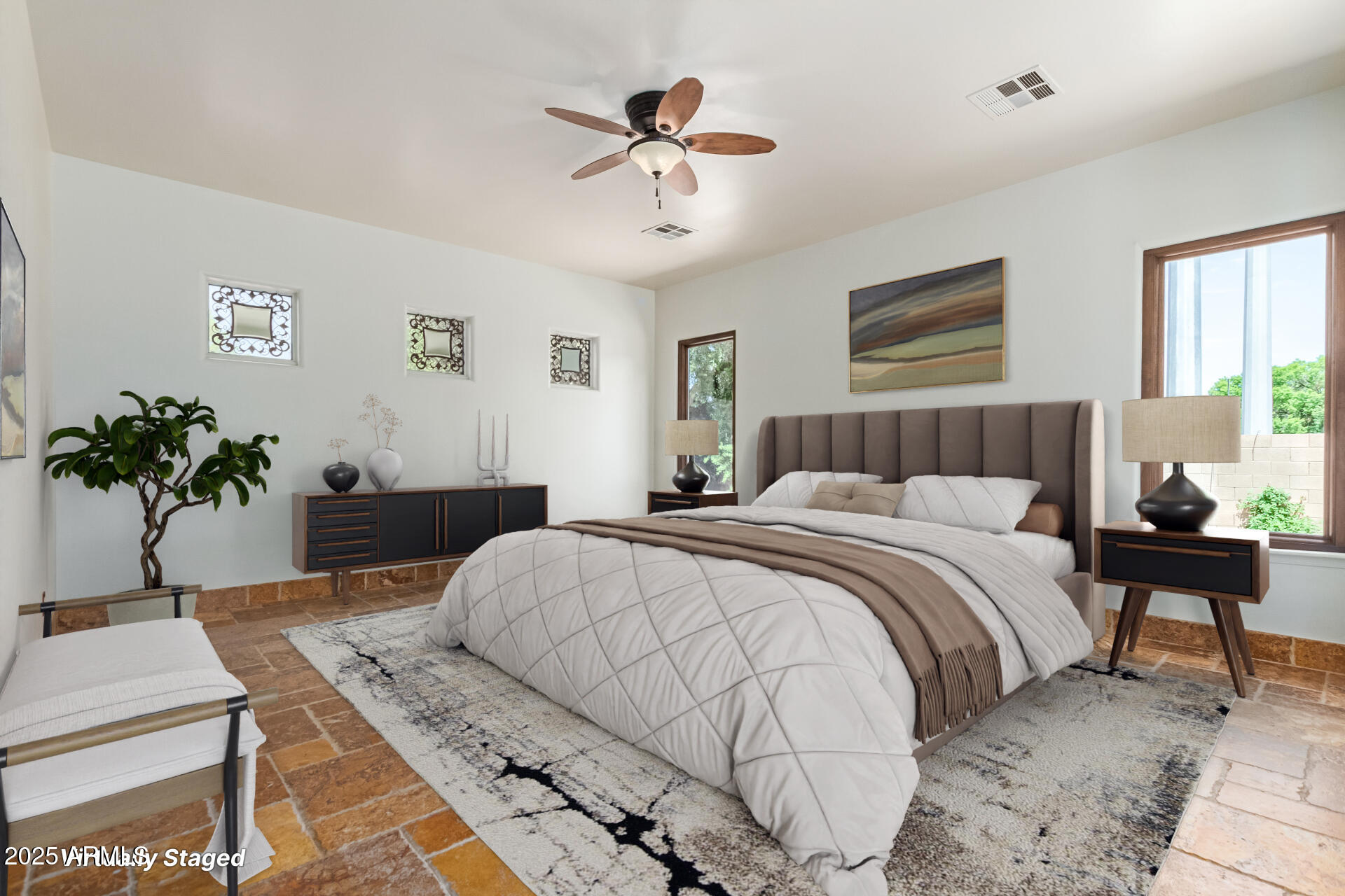 2912 East Vaughn Avenue Gilbert, AZ 85234 - Photo 28 of 55 Virtually Staged Primary Bedroom