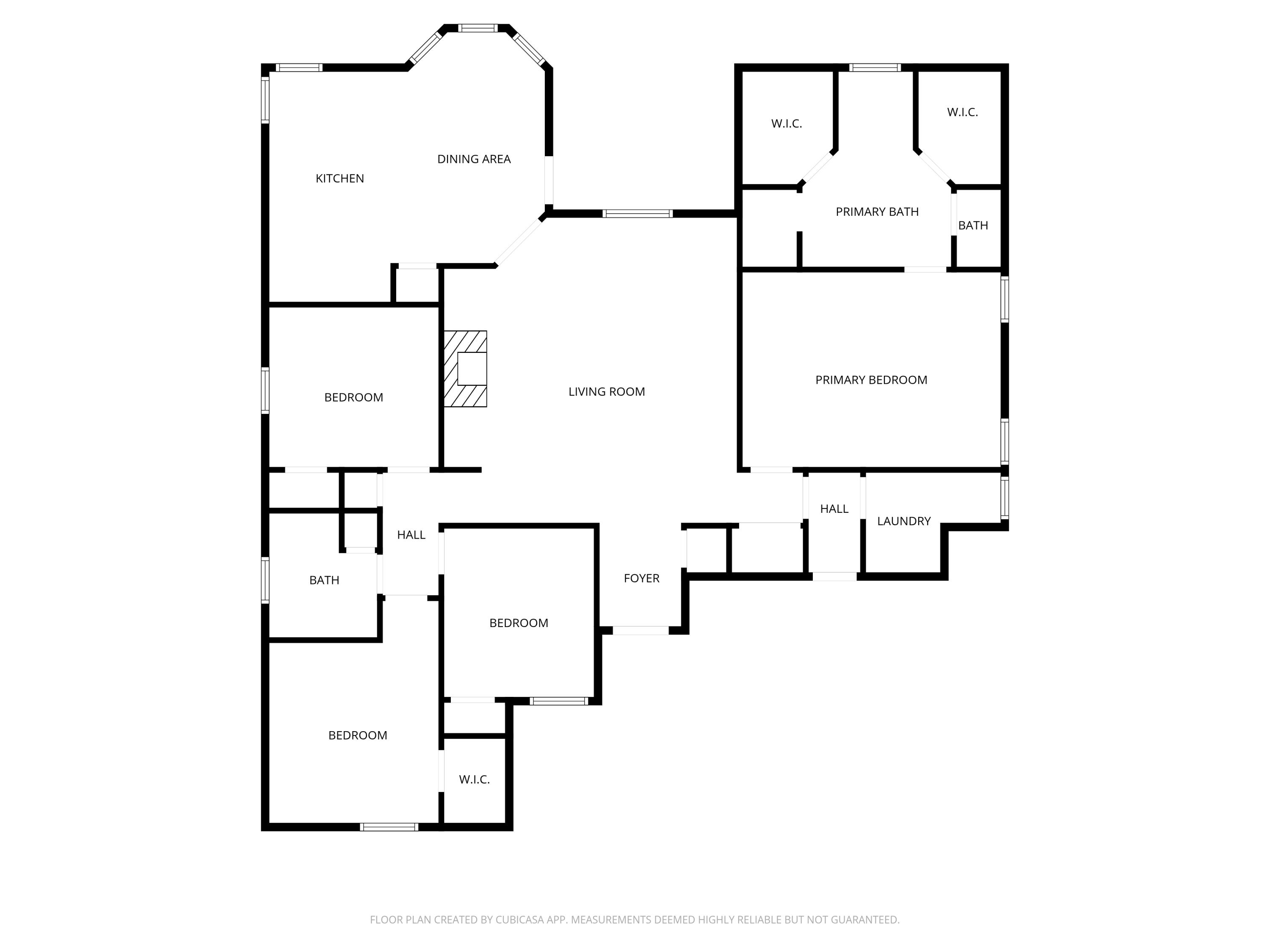 6010 104th Street Lubbock, TX 79424 - Photo 20 of 20 2D Floor Plan for 6010 104th Street