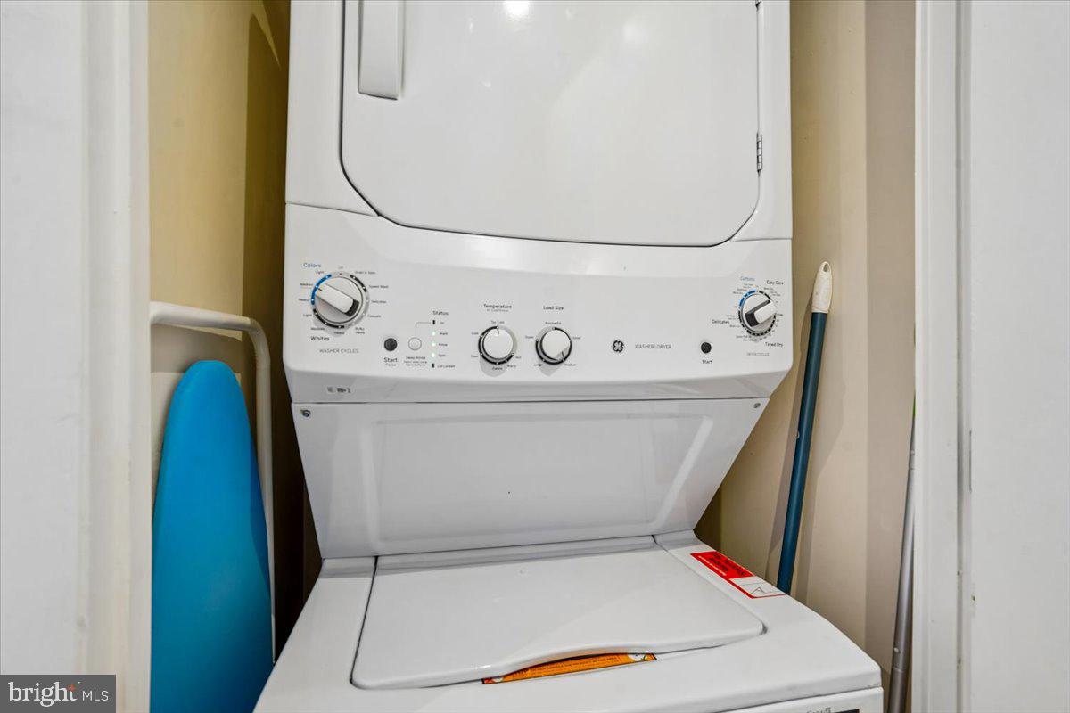 350 G Street Southwest, Unit N511 Washington, DC 20024 - Photo 24 of 27 a utility room with dryer and washer