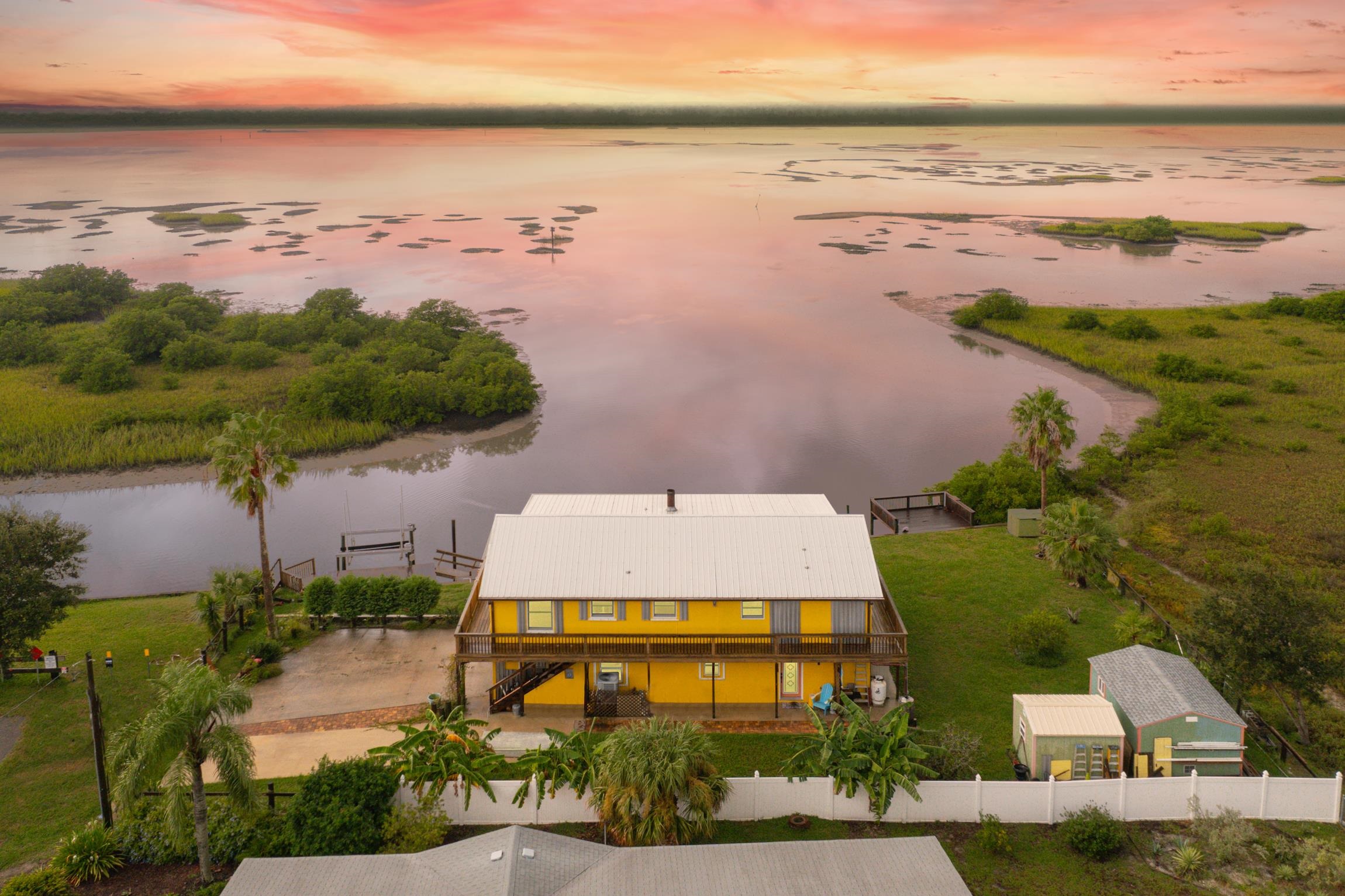 298 Majorca Road St. Augustine, FL 32080 - Photo 2 of 40 a aerial view of beach and ocean