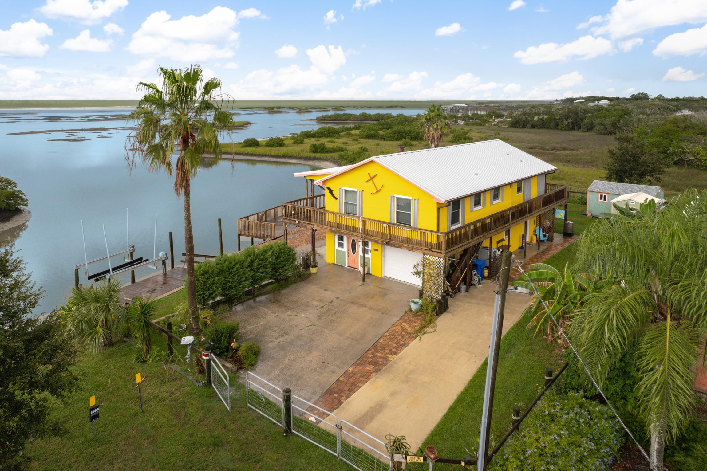 298 Majorca Road St. Augustine, FL 32080 - Photo 24 of 40 a view of a house with a ocean view