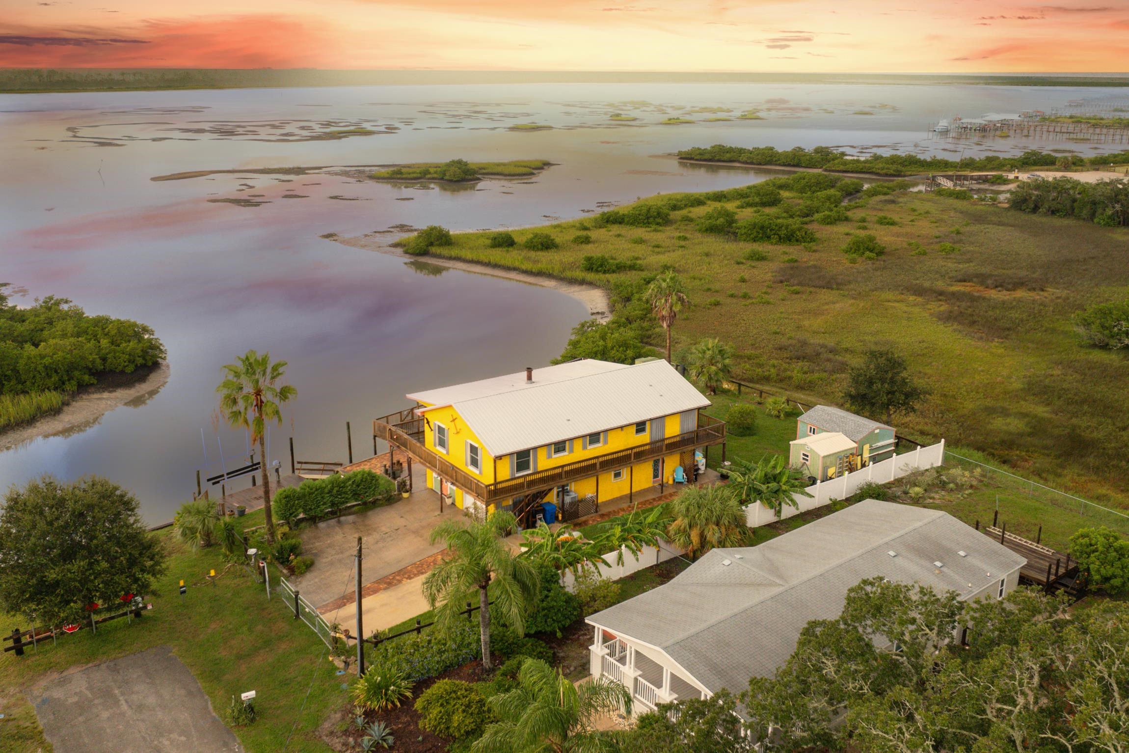 298 Majorca Road St. Augustine, FL 32080 - Photo 29 of 40 an aerial view of ocean and residential houses with outdoor space