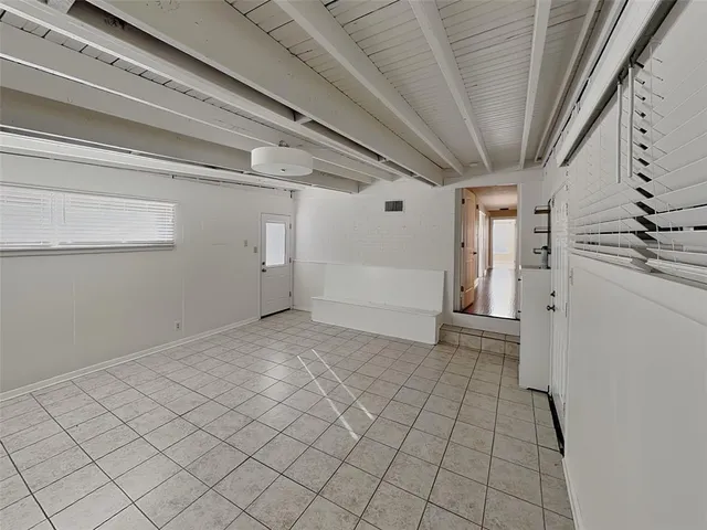 a view of empty room