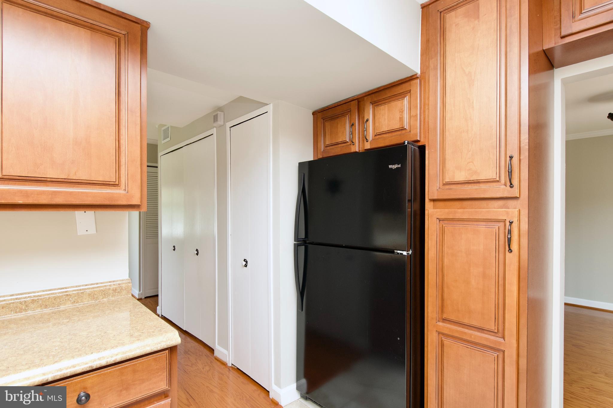 7726 Matisse Way Springfield, VA 22153 - Photo 15 of 34 a bathroom with a refrigerator and a sink