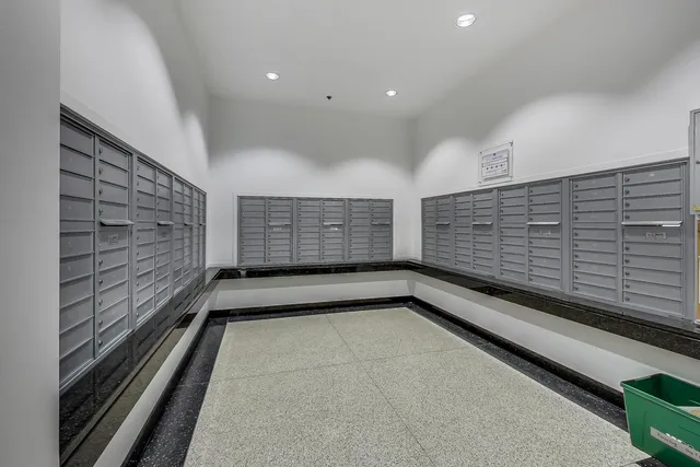 a view of a city with tall buildings