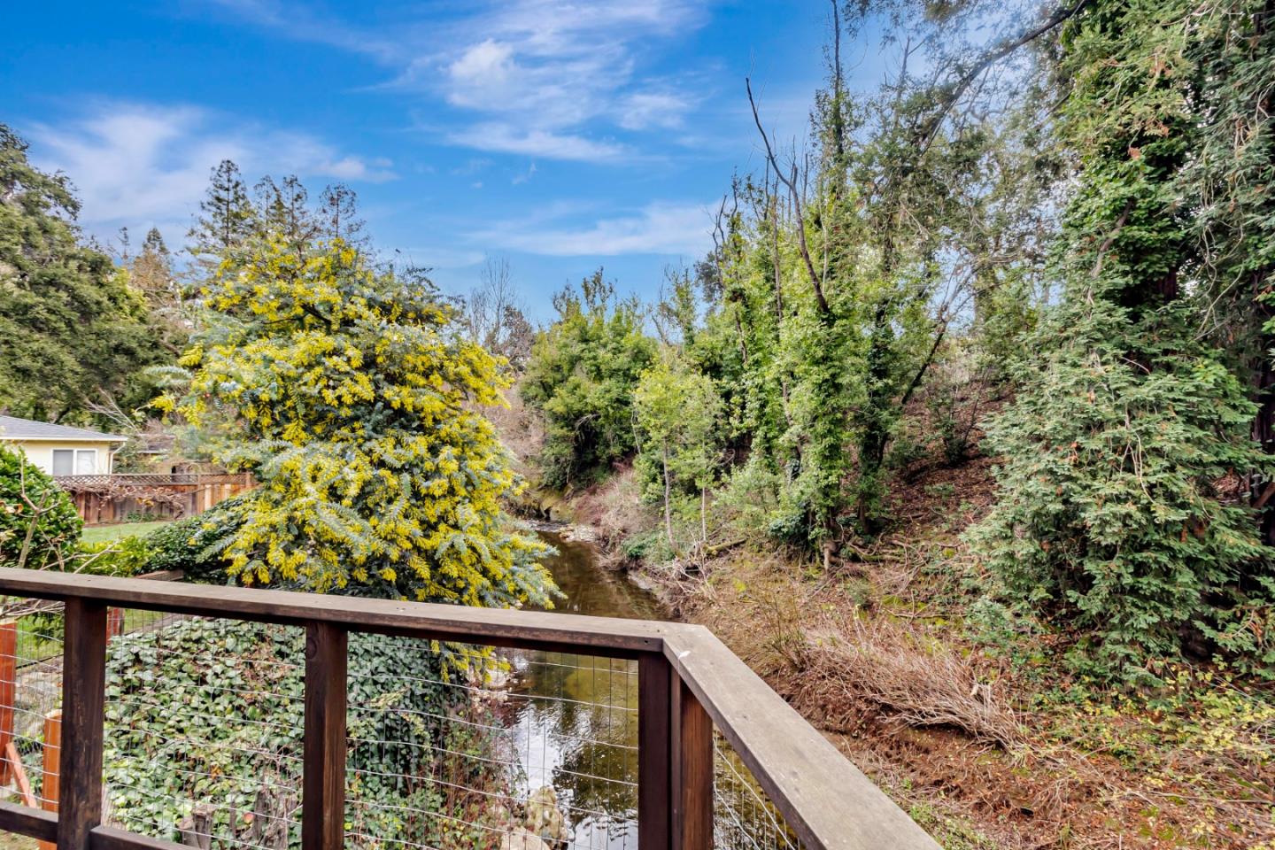 2647 Alpine Road Menlo Park, CA 94025 - Photo 25 of 29 a view of a garden from a balcony