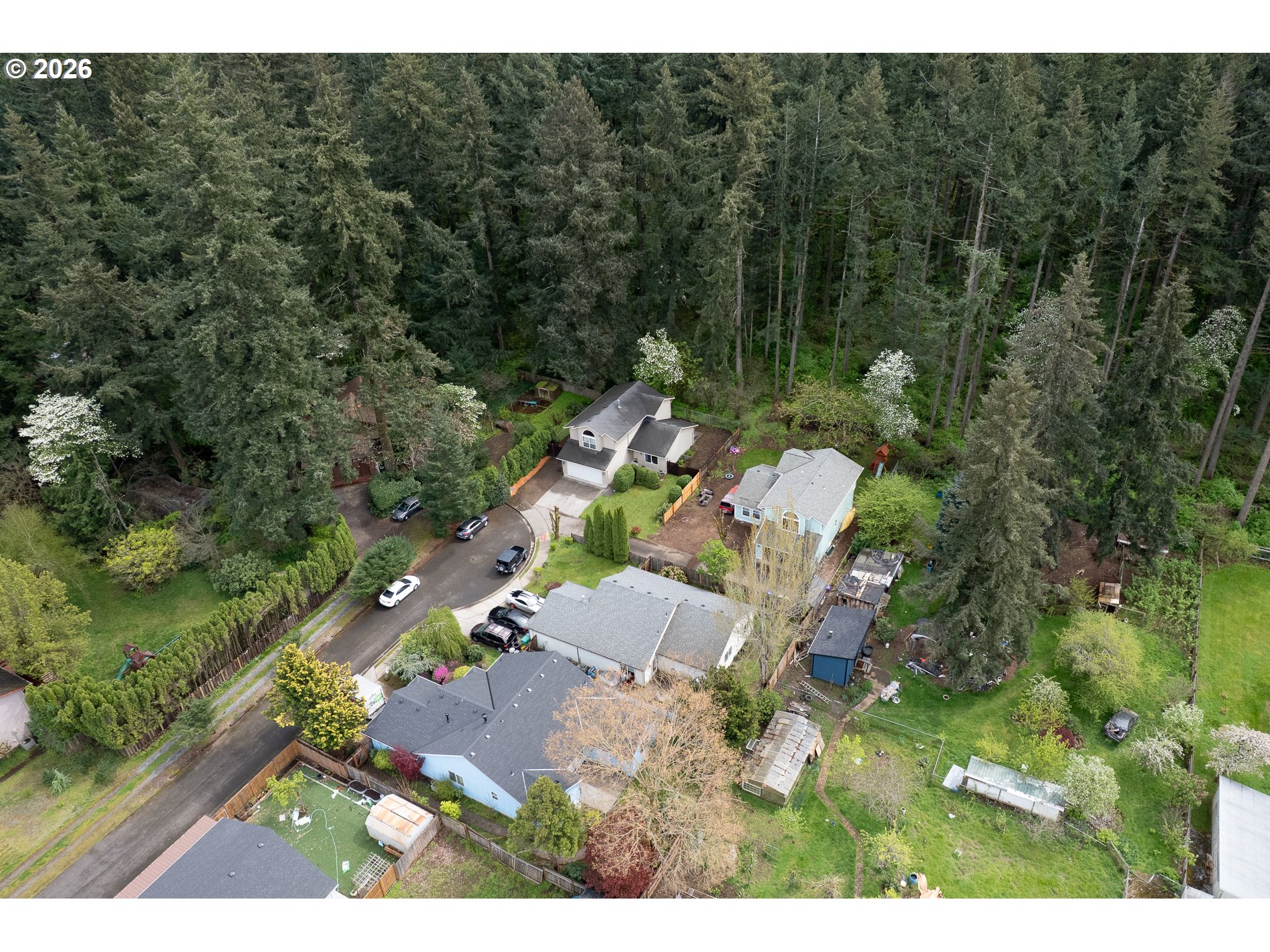 14300 Southeast Center Street Portland, OR 97236 - Photo 43 of 48 a view of a house with a yard