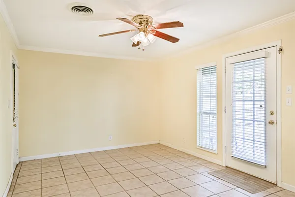 a view of an empty room with window