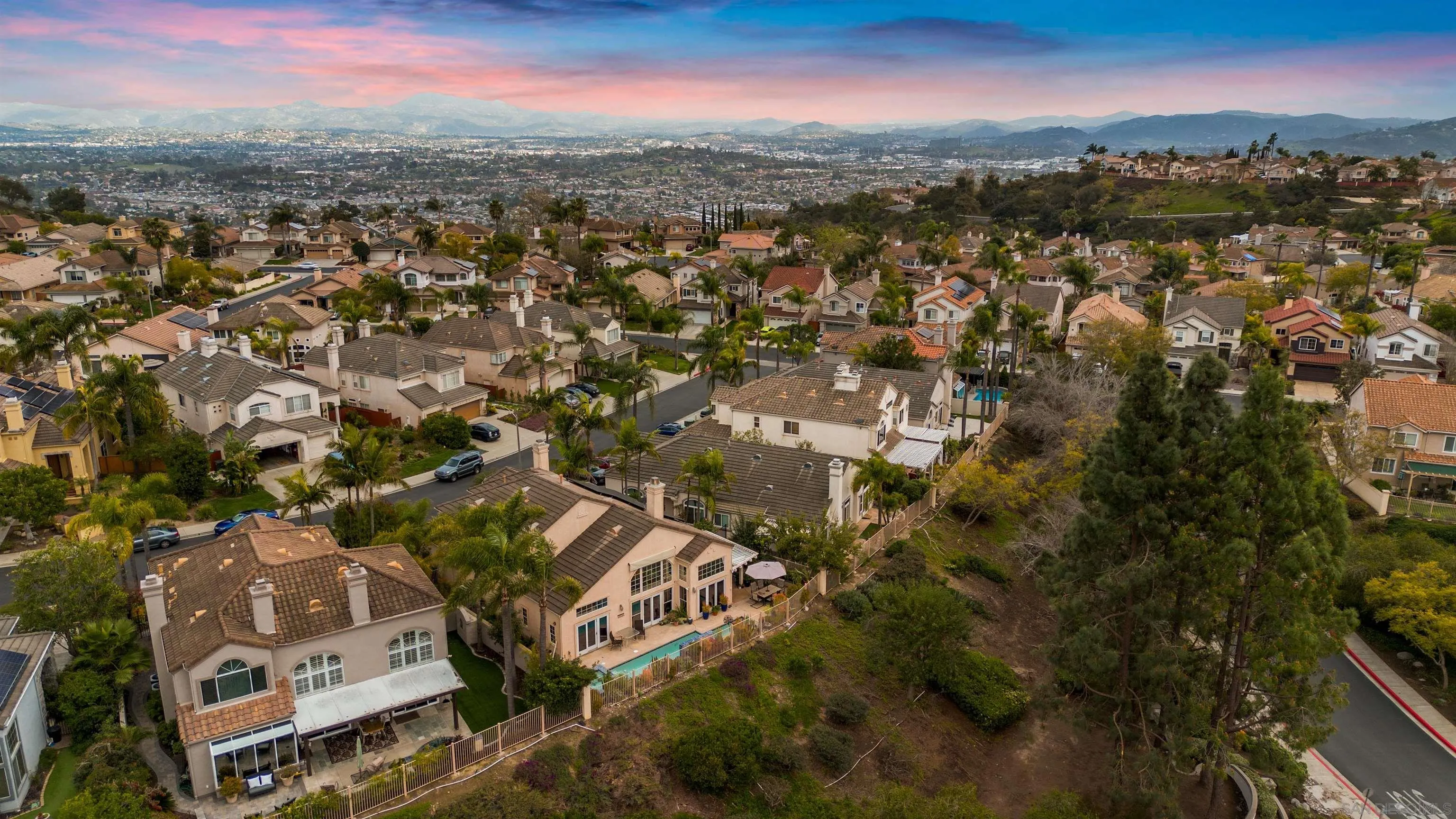 2352 Rock Crest Glen Escondido, CA 92026 - Photo 35 of 48 an aerial view of residential houses with outdoor space