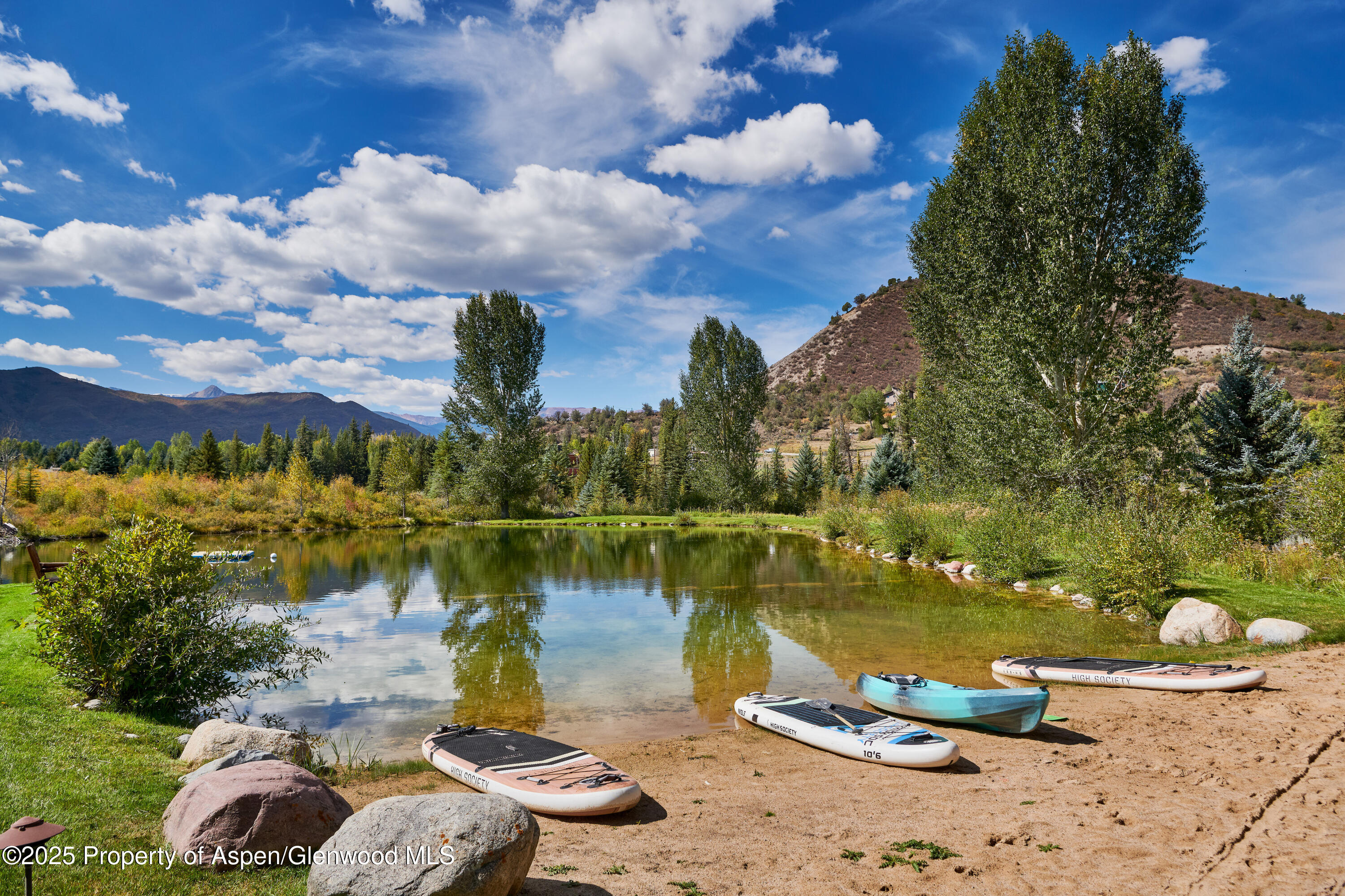 1900-1470 Snowmass Creek Road Snowmass, CO 81654 - Photo 63 of 105 Private Beach & Pond
