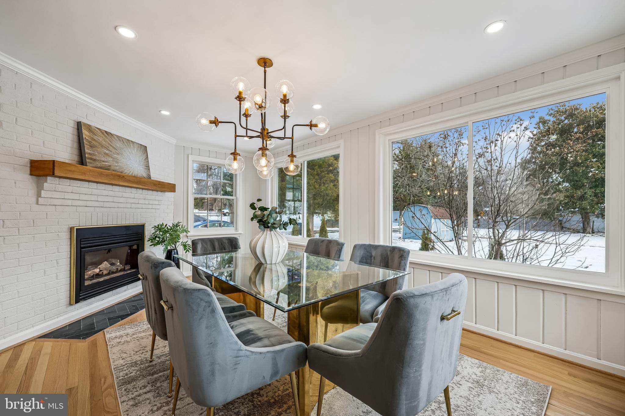 721 Mapleton Road Rockville, MD 20850 - Photo 10 of 36 a view of a dining room with furniture window and outside view