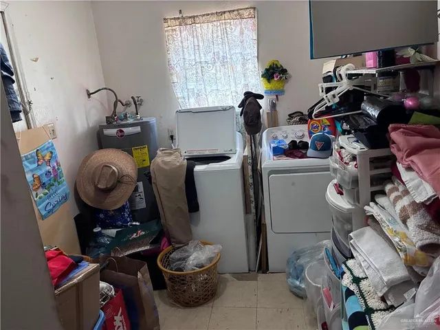 a room with storage and utility