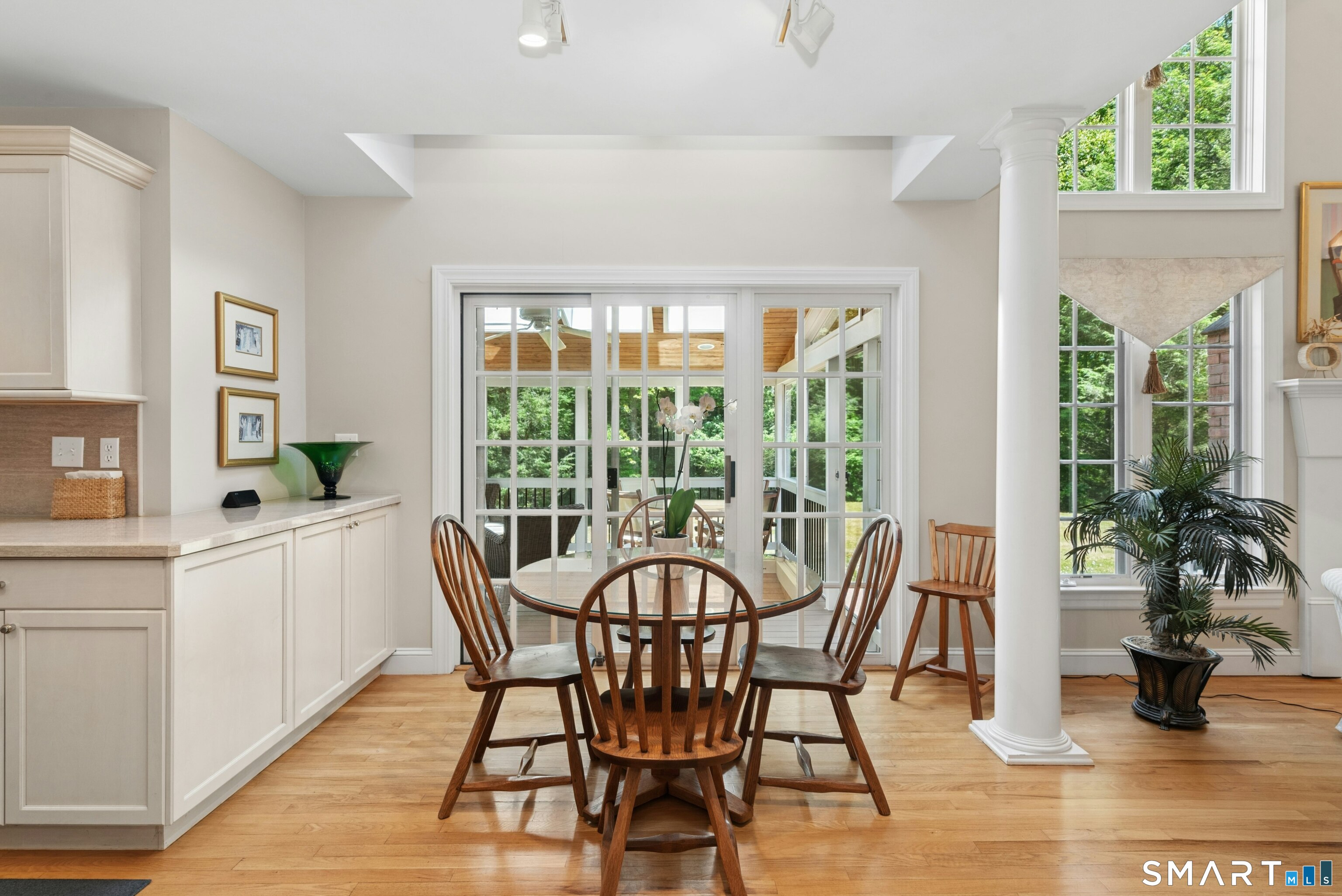 17 D Butterfield Road Newtown, CT 06470 - Photo 15 of 34 Breakfast Area with Skylights Above
