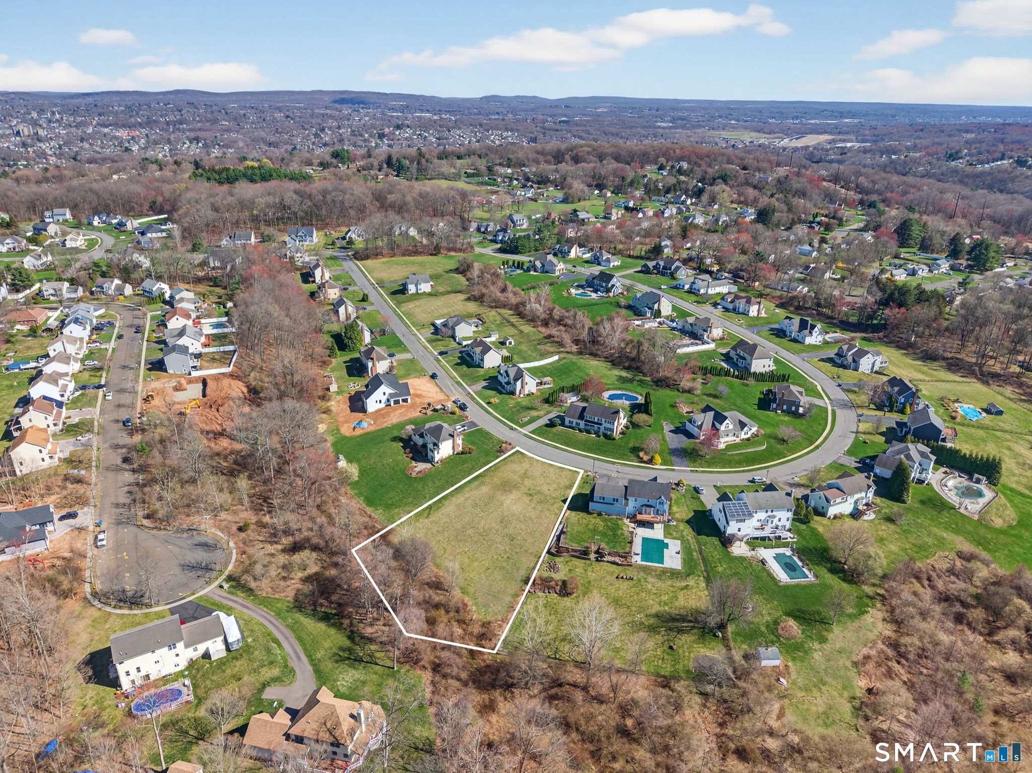 170 Debbie Drive Meriden, CT 06451 - Photo 16 of 19 an aerial view of residential house with outdoor space
