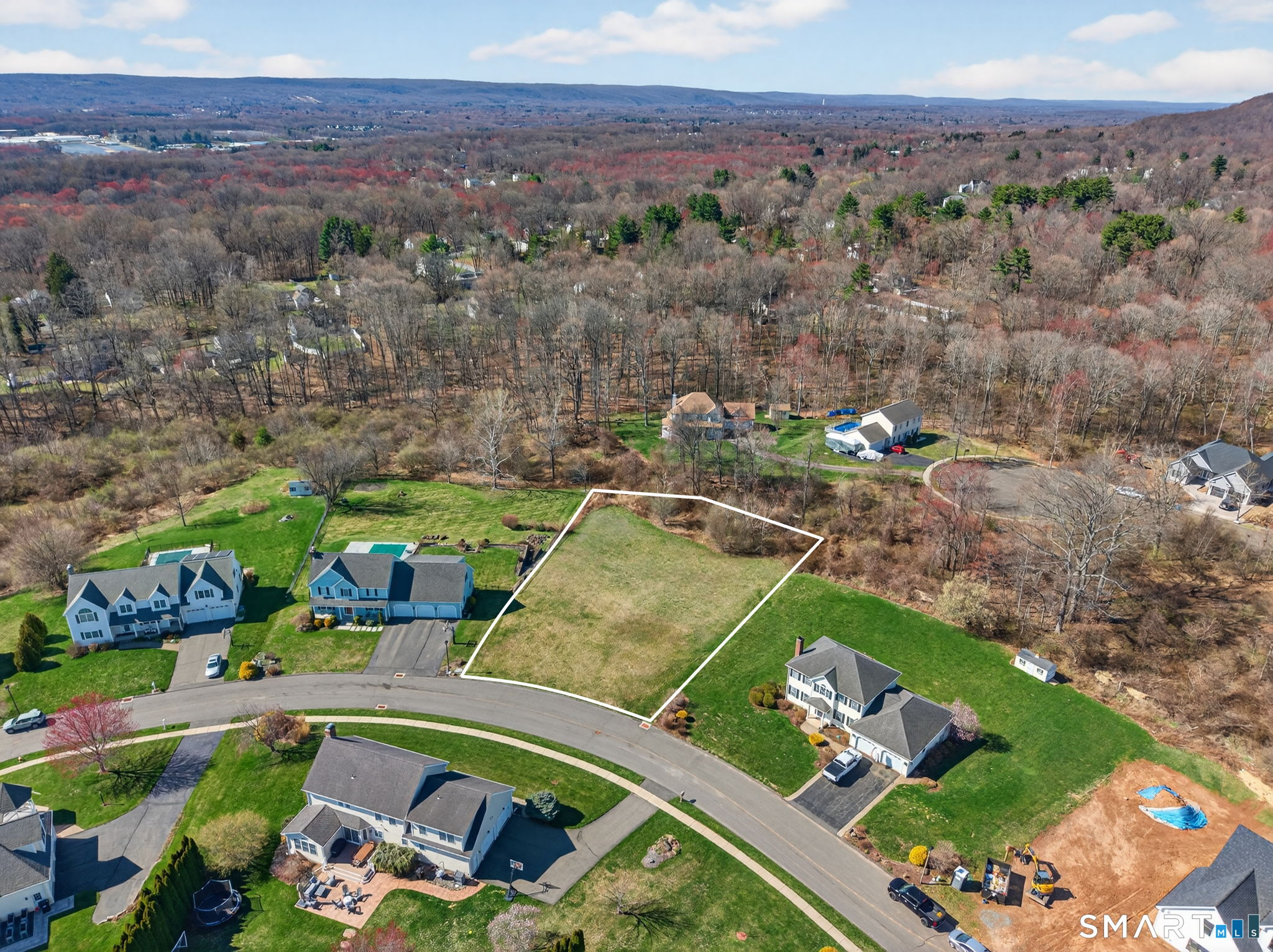 170 Debbie Drive Meriden, CT 06451 - Photo 4 of 19 an aerial view of a house with a garden