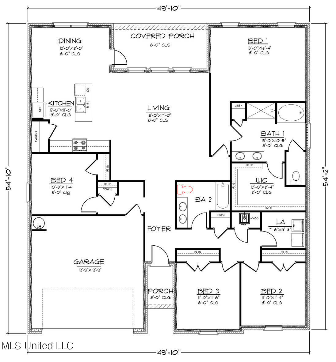 18431 South Carr Bridge Road Biloxi, MS 39532 - Photo 34 of 34 Cairn floor plan