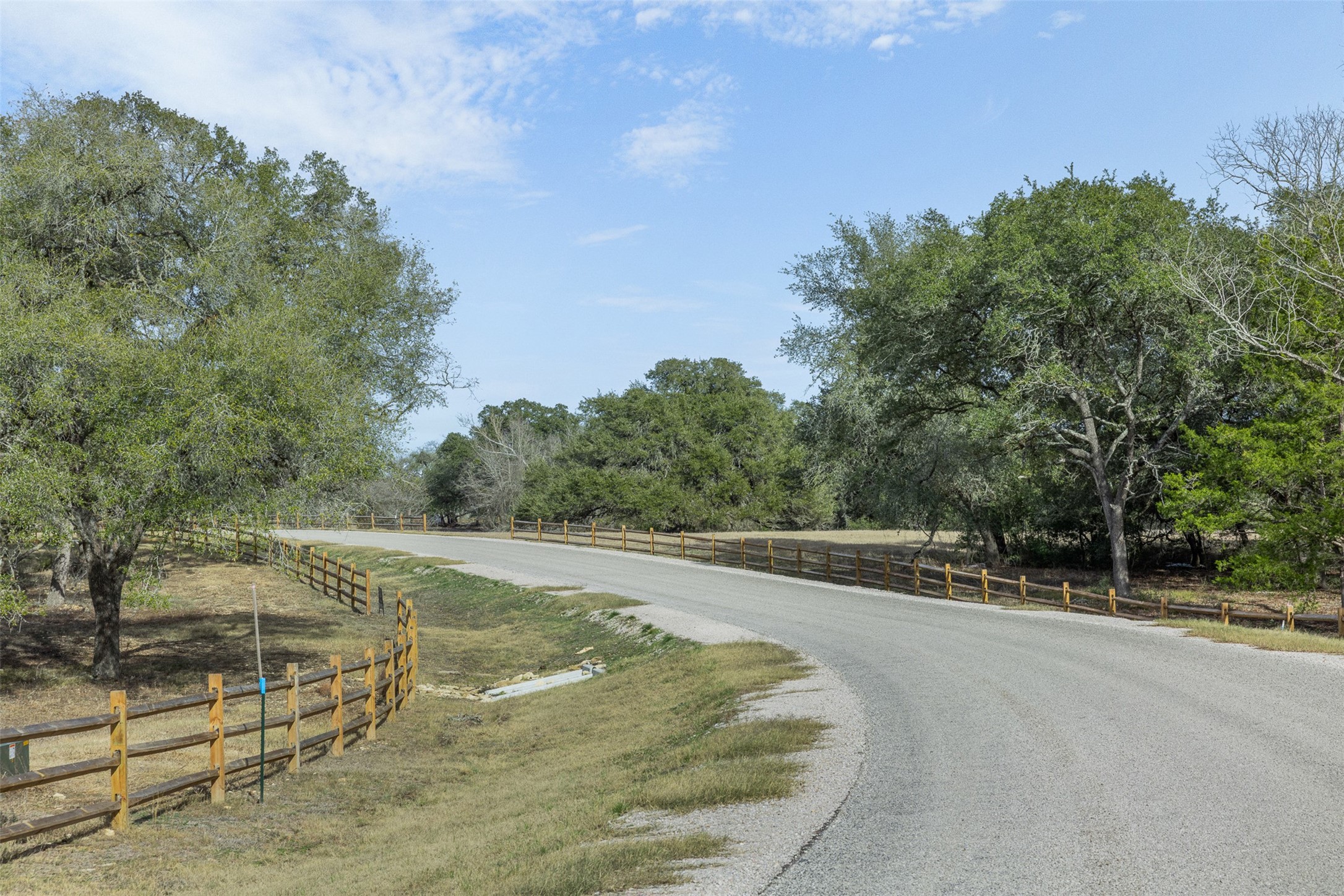 110 Drake Lane Round Top, TX 78954 - Photo 13 of 32 a view of a backyard