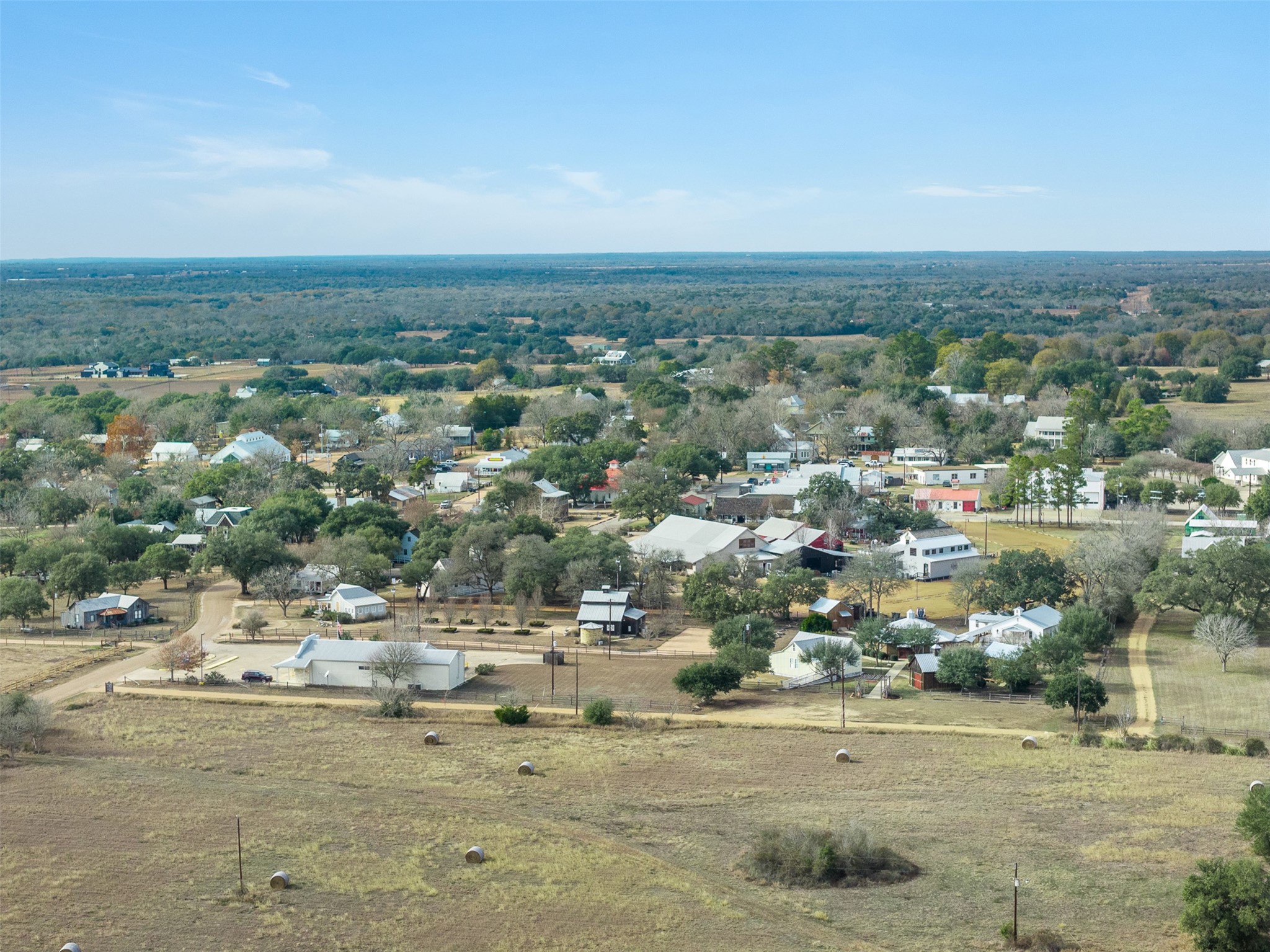 110 Drake Lane Round Top, TX 78954 - Photo 31 of 32 an aerial view of a city