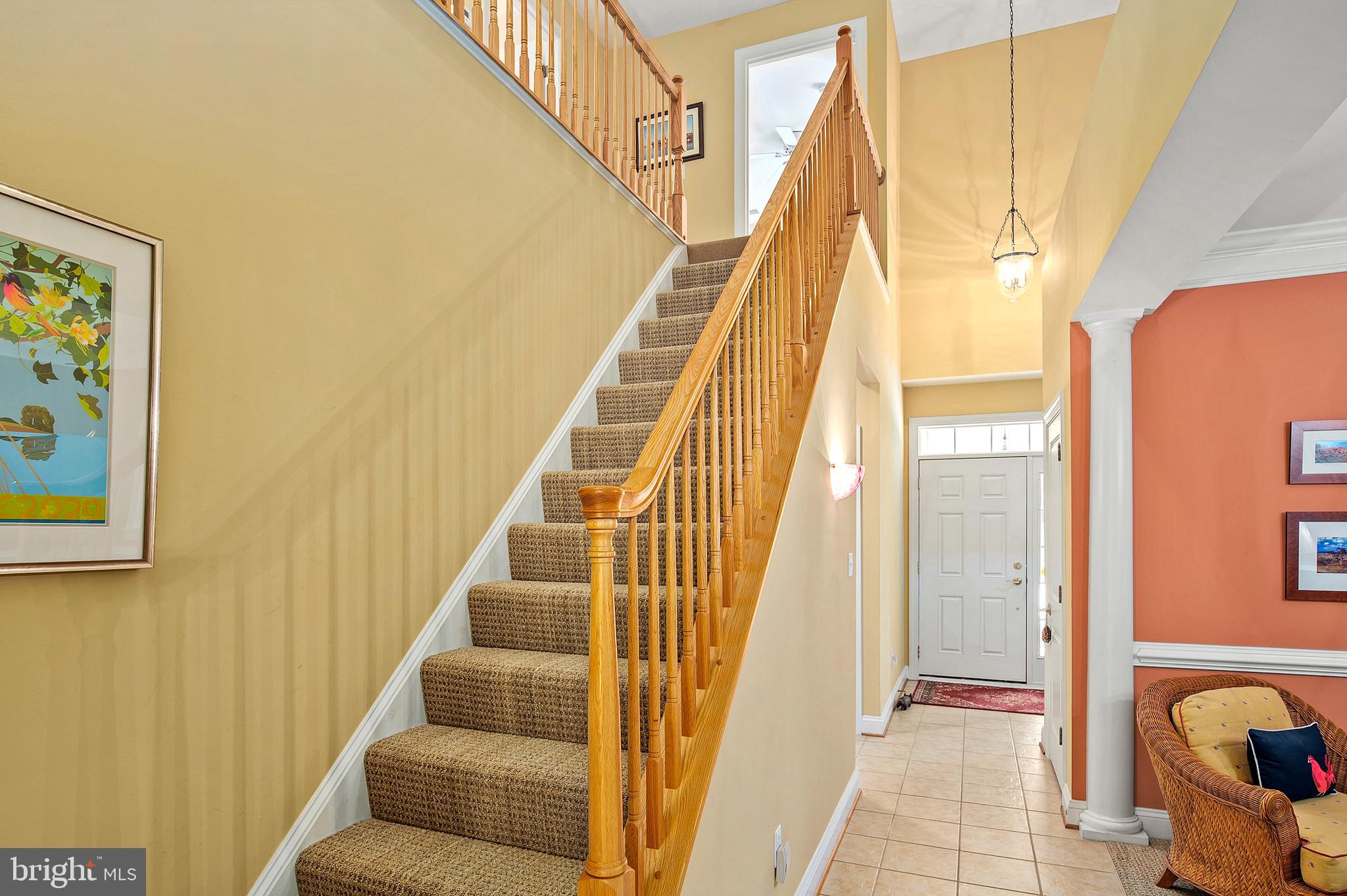 2617 Buckingham Road, Unit 74 Ellicott City, MD 21043 - Photo 26 of 54 Entry & Steps to Upper Landing