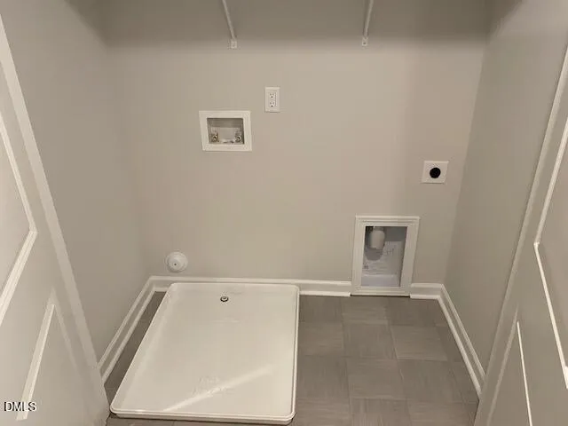 view of room with window