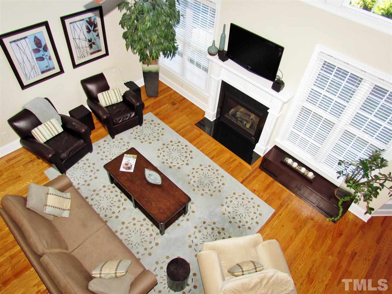 3810 Congeniality Way Raleigh, NC 27613 - Photo 6 of 25 View of family room from upstairs.