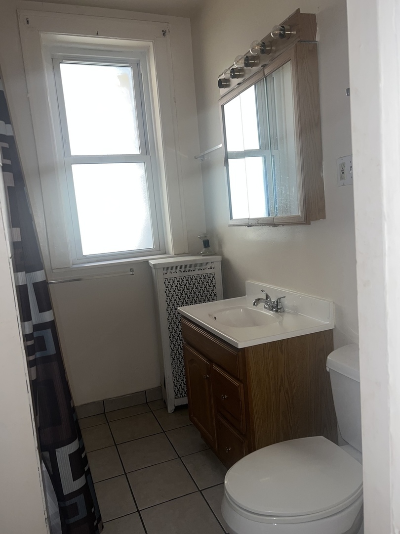 7955 South Morgan Street Chicago, IL 60620 - Photo 5 of 5 a bathroom with a sink a toilet and window