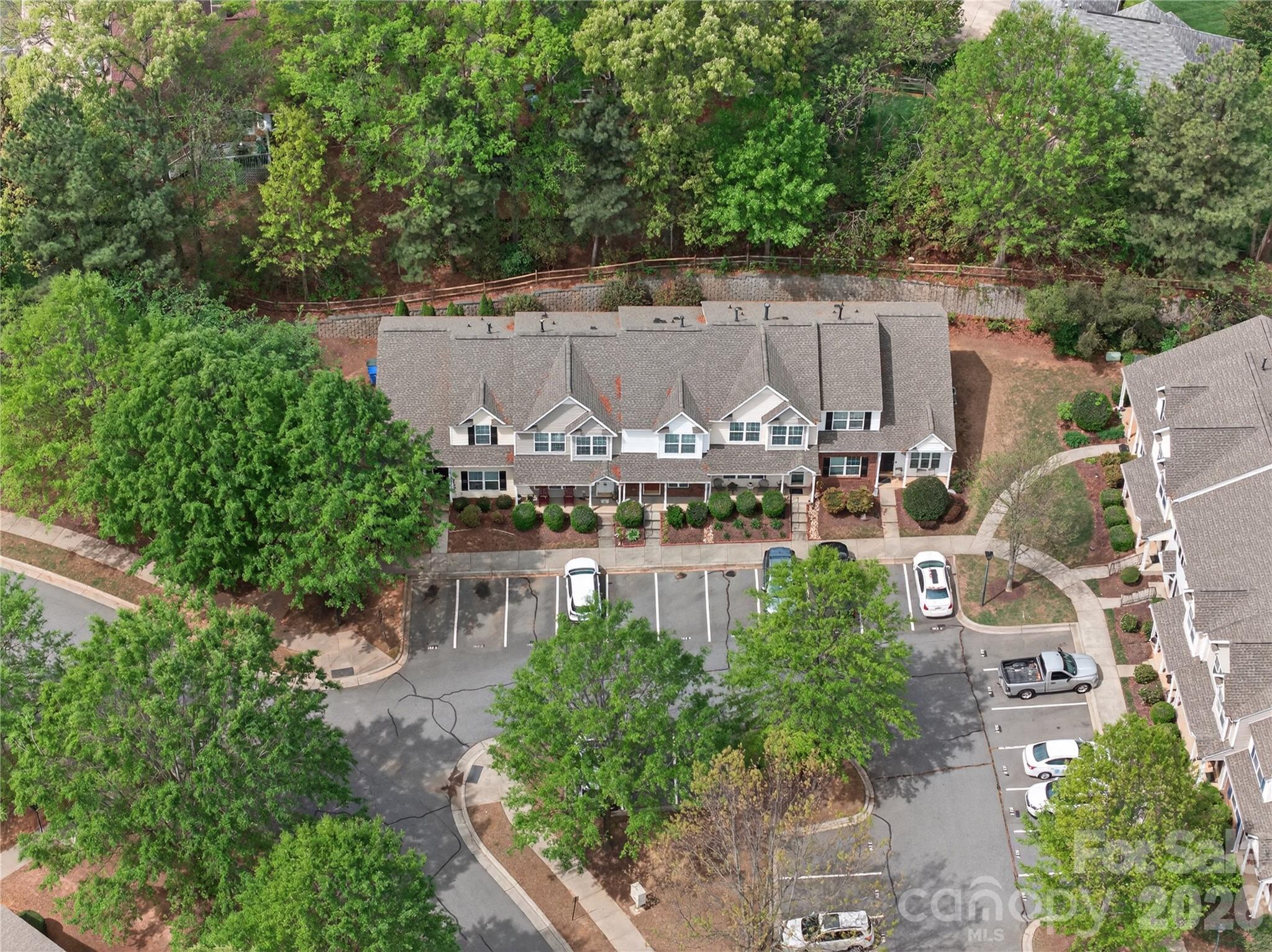 149 Marakery Road, Unit C Mooresville, NC 28115 - Photo 37 of 45 an aerial view of a house with a lake view
