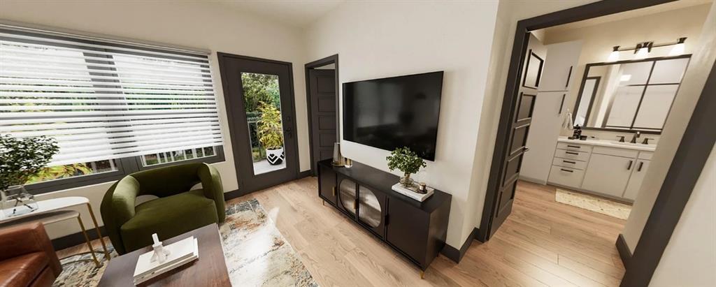 1881 2nd Avenue, Unit THD120 Decatur, GA 30032 - Photo 6 of 27 a living room with furniture and a flat screen tv