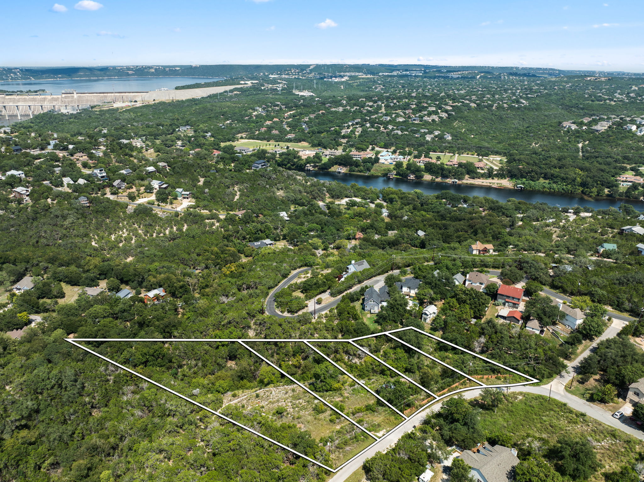 2322 Little Beaver Trail Austin, TX 78734 - Photo 12 of 29 All 5 lots are for sale. This listing includes the first three from far right to left