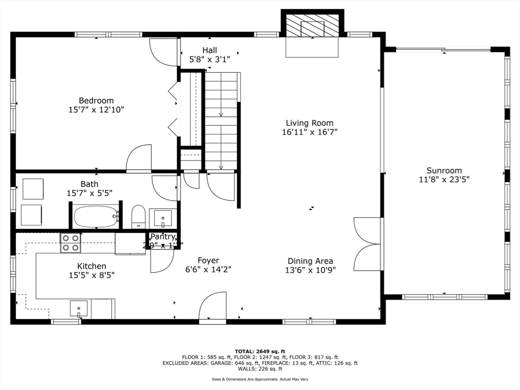 115 Depot Road Boxford, MA 01921 - Photo 39 of 40 a picture of a wall with a white sign on it