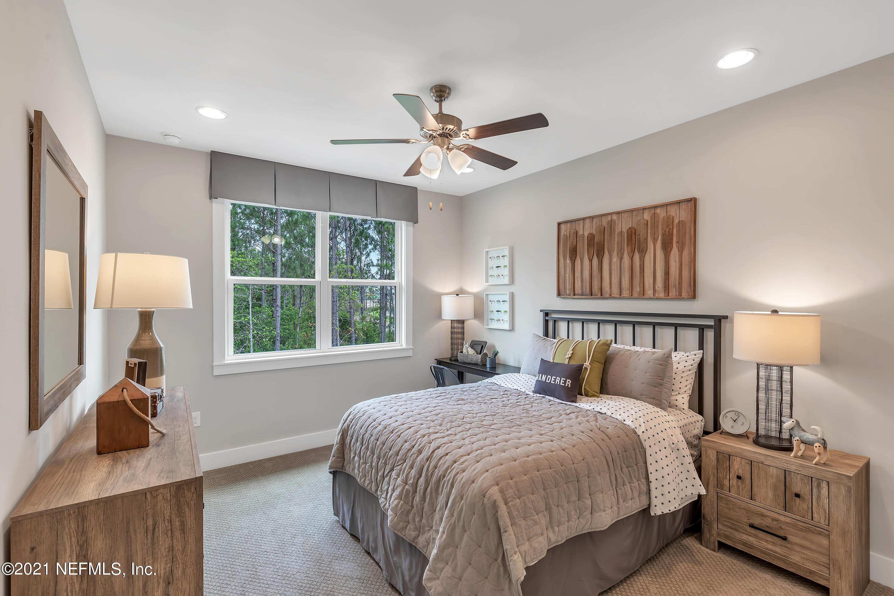 236 Charlie Way St. Augustine, FL 32095 - Photo 22 of 24 a bedroom with a bed and a window