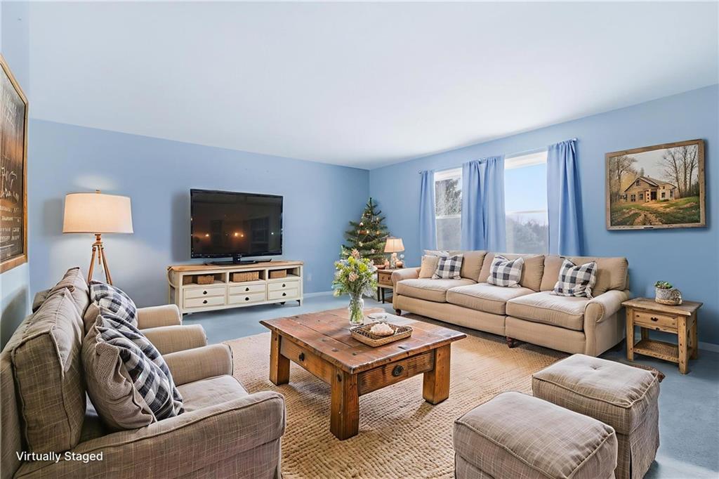 185 Sunset Drive Indiana, PA 15701 - Photo 6 of 29 a living room with furniture and a flat screen tv