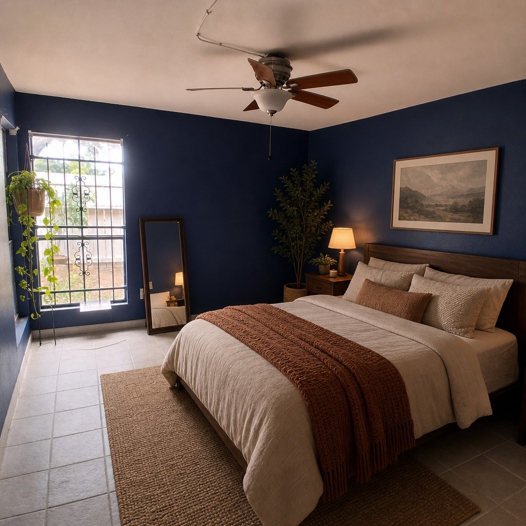 10100 South Gessner Road, Unit 703 Houston, TX 77071 - Photo 5 of 9 Bedroom Virtually Staged/Enhanced by AI
