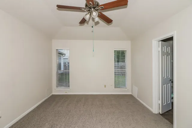 a view of an empty room