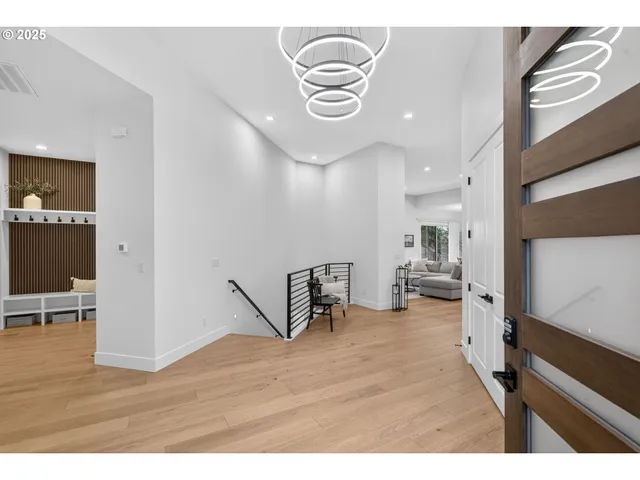 a view of living room and kitchen