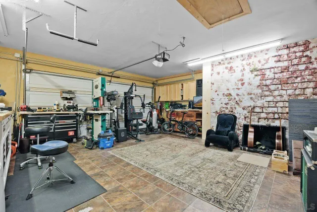 a front view of a house with parking