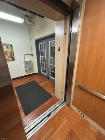 a view of a room with an empty space