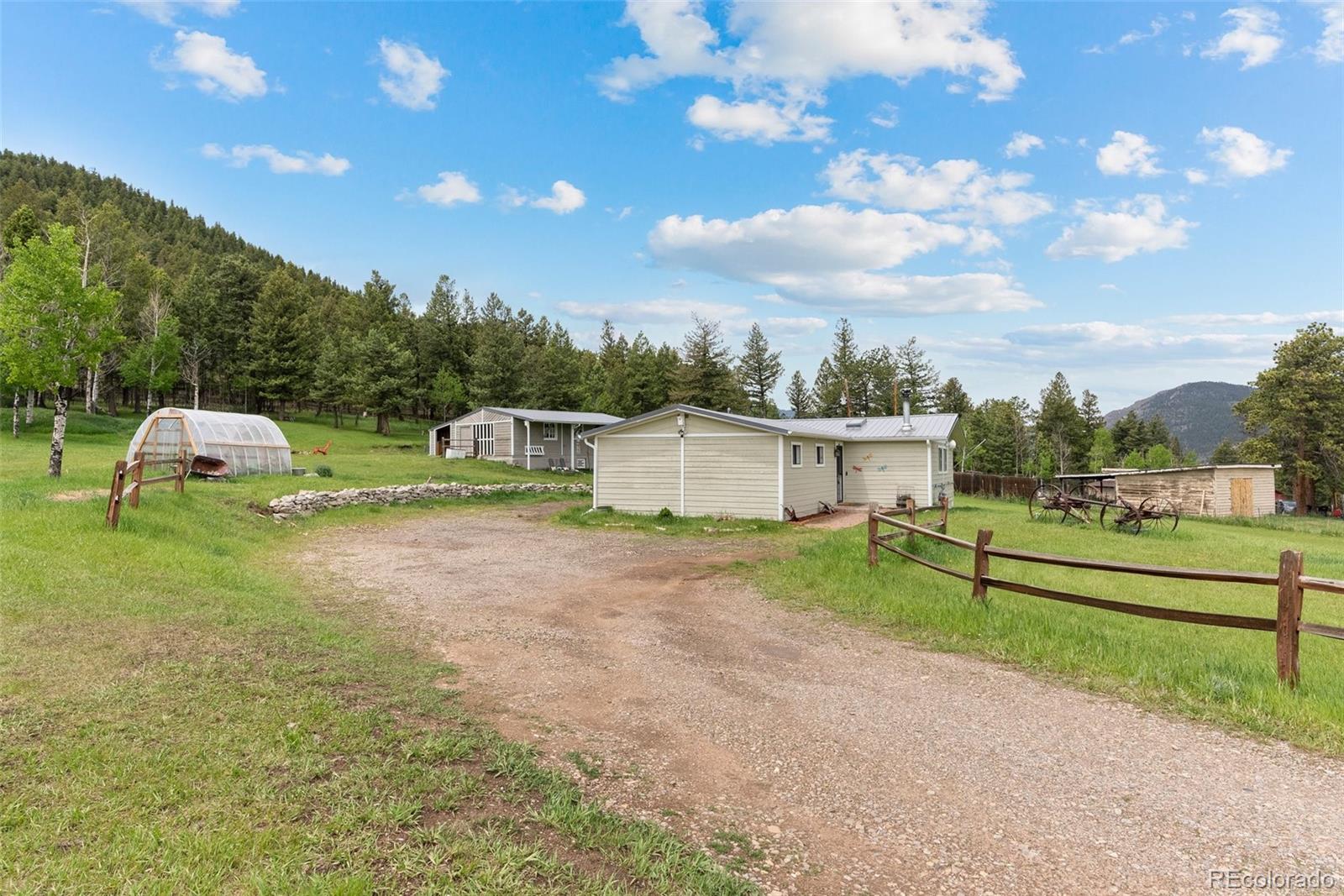 795 Burland Drive Bailey, CO 80421 - Photo 20 of 50 a view of backyard with outdoor space