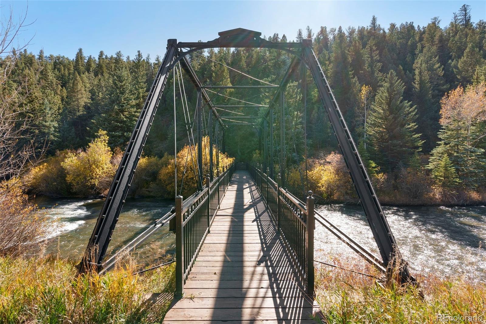795 Burland Drive Bailey, CO 80421 - Photo 48 of 50 a view of a balcony with an outdoor space