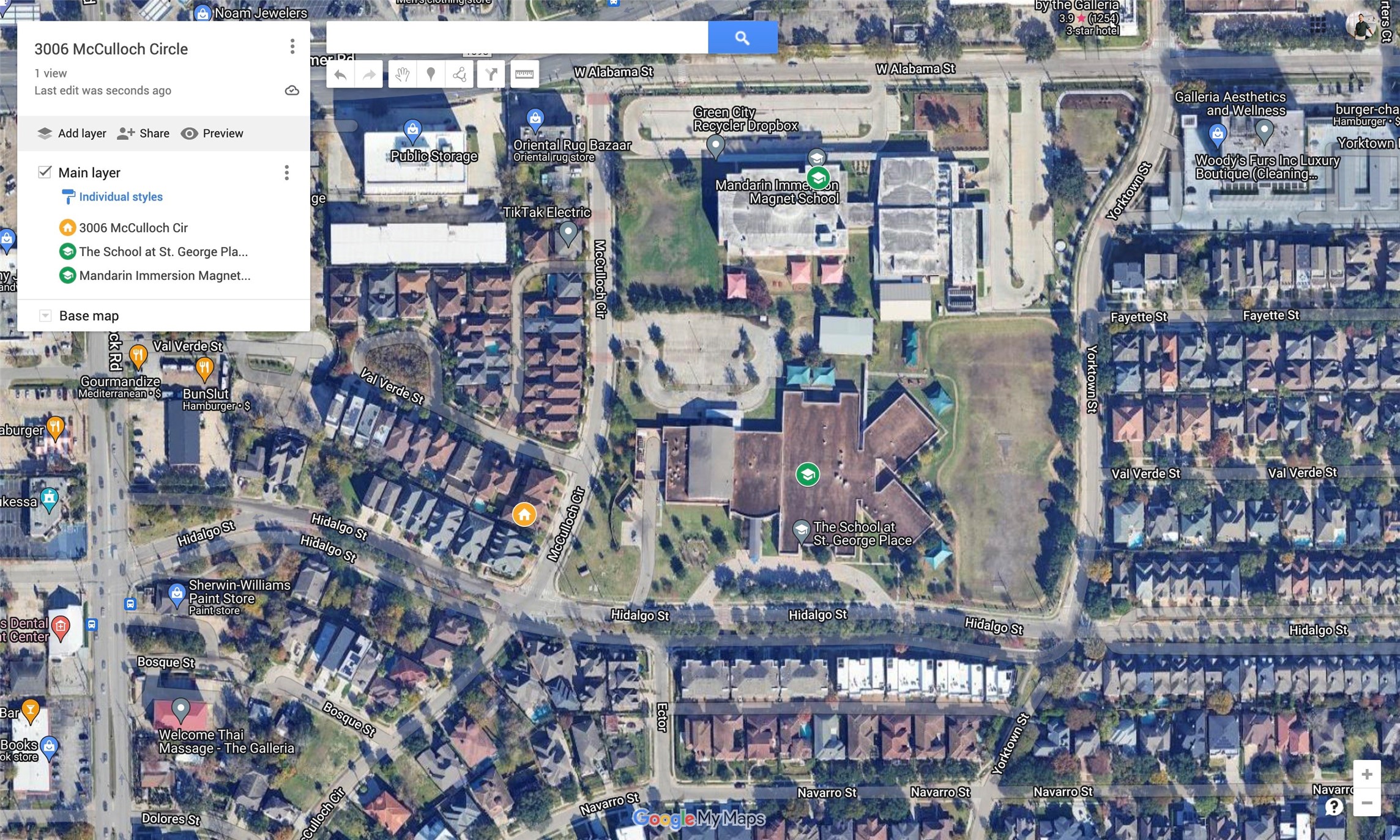 3006 McCulloch Circle Houston, TX 77056 - Photo 25 of 29 a city view