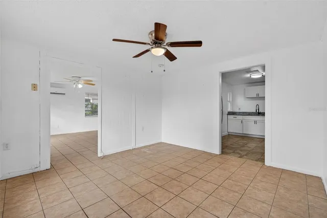 a view of empty room